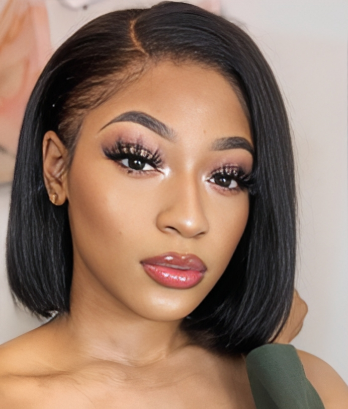 Pre-plucked Lace Front Short Sassy Bob